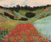 Claude Monet Poppy Field in a Hollow near Giverny china oil painting reproduction